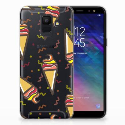 Samsung Galaxy A6 (2018) | Siliconen Case | Icecream Samsung Galaxy A6 (2018) | Siliconen Case | Icecream