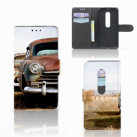 Motorola Moto G 3e Generatie Telefoonhoesje met foto Vintage Auto - thumbnail