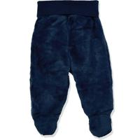 Playshoes Schnizler babybroekje met voetjes fleece Uni Marine-68 - thumbnail