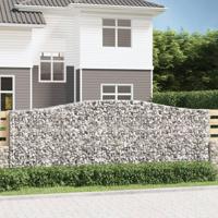 Schanskorven 10 st gewelfd 400x50x140/160 cm ijzer - thumbnail