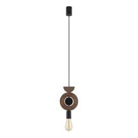 Lyora Design hanglampDrops Wood D 1-lichts hout - 11176 - thumbnail