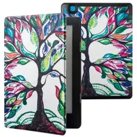 Lunso Kobo Aura H20 Edition 2 hoes (6.8 inch) - sleepcover - Kleurrijke Boom - thumbnail