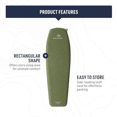 SEA TO SUMMIT CAMP PLUS Mat Cypress ZELFOPBLAZENDE MAT.