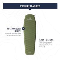 SEA TO SUMMIT CAMP PLUS Mat Cypress ZELFOPBLAZENDE MAT. - thumbnail
