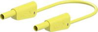Stäubli SLK-4N-F10 Meetsnoer 50 cm Geel 1 stuk(s) - thumbnail