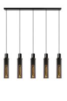 Lucide ORLANDO - Hanglamp - 5xE27 - Fumé - thumbnail