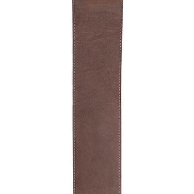 D&apos;Addario 30BAL02 Comfort Leather Auto Lock Guitar Strap Brown gitaarband