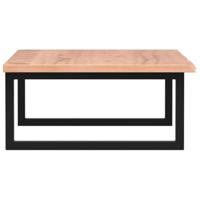 Badkamer wandschap staal en massief eikenhout - thumbnail