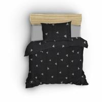 Beddengoedset - 1 dekbedovertrek 220 x 240 cm + 2 kussenslopen 60 x 60 cm - 65% katoen, 35% polyester - Grijs - thumbnail