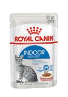ROYAL CANIN Indoor Sterilized - Nat kattenvoer - Stukjes in saus 12x85 g - thumbnail