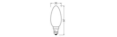 OSRAM HOMELIGHTING 4099854445736 LED-lamp Energielabel D (A - G) E14 3.4 W Warmwit (Ø x h) 35.00 mm x 35.00 mm 1 stuk(s) OSRAM HOMELIGHTING 4099854445736 LED-lamp Energielabel D (A - G) E14 3.4 W Warmwit (Ø x h) 35.00 mm x 35.00 mm 1 stuk(s)