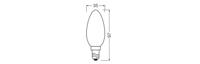 OSRAM HOMELIGHTING 4099854445736 LED-lamp Energielabel D (A - G) E14 3.4 W Warmwit (Ø x h) 35.00 mm x 35.00 mm 1 stuk(s) - thumbnail