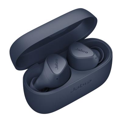 Jabra Elite 4 draadloze oordopjes, Active Noise Cancelling, discrete en comfortabele Bluetooth oordopjes met Spotify Tap Playback, Google Fast Pair, Microsoft Swift Pair en Multipoint - Navy