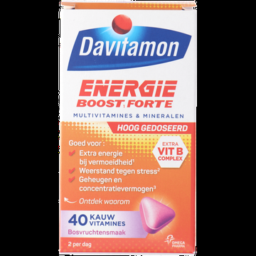 Davitamon Energie Boost Kauwtabletten