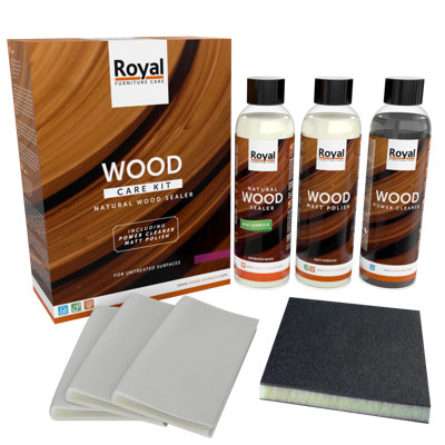 Oranje Natural Wood Sealer - Wood Care Kit 3x250ml
