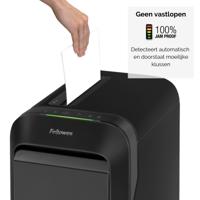 Papiervernietiger fellowes lx220 2x12mm zwart - thumbnail