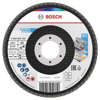 Bosch Accessories 2608626124 Lamellenschuurschijf Diameter 115 mm 1 stuk(s) Bosch Accessories 2608626124 Lamellenschuurschijf Diameter 115 mm 1 stuk(s)