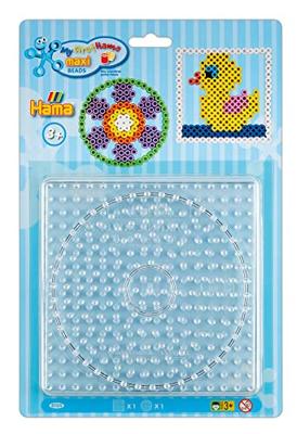 Hama strijkkralenbordjes maxi cirkel en vierkant