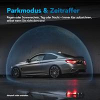 AutoSky 2K WiFi Dashcam met Groothoeklens en 32GB Geheugenkaart - thumbnail