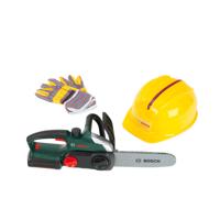 Houthakkers set met kettingzaag meerkleurig - thumbnail