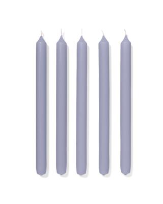 HEMA Lange huishoudkaarsen ⌀2.2x29cm glad lila - 12 stuks (lila)