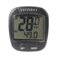 Ventura Fietscomputer x 10 functies - zwart - thumbnail