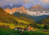 Santa Maddalena, Dolomites Puzzel 1000 Stukjes - thumbnail