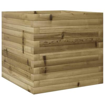 VidaXL Plantenbak 50x50x45,5 cm geïmpregneerd grenenhout VidaXL Plantenbak 50x50x45,5 cm geïmpregneerd grenenhout
