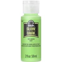 FolkArt • glow in the dark acrylic paint green 59ml - thumbnail