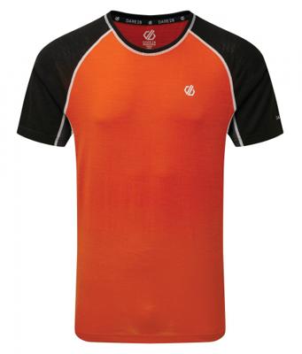 Dare 2B sportshirt Conflux heren polyester/wol oranje