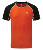 Dare 2B sportshirt Conflux heren polyester/wol oranje - thumbnail