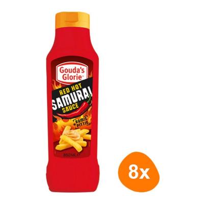 Gouda's Glorie - Red Hot Samurai Sauce - 8x 850ml