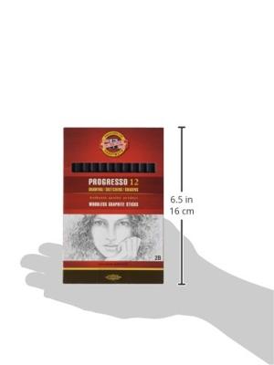 Grafietstift koh i noor progresso 8911 2b | 12 stuks