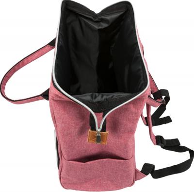 Trixie hondentas rugtas ava rood tot 10 kg 42x32x22 cm