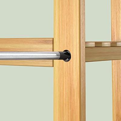 Opbergrek - Halkast - Keukenrek - Schoenenrek Bamboe met 3 vaste planken