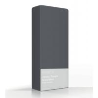 Romanette Jersey Topper - Stretch - Antraciet 160/180 x 200/220 - thumbnail