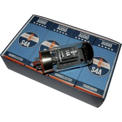 BTB Vertrieb 6550C S4A Performance Elektronenbuis Matched Kwartet Geselecteerd voor Audio & studio Eindpentode Aantal polen: 8 Fitting: Octal 4 stuk(s)
