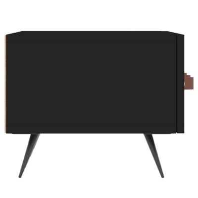 Tv-meubel 150x36x30 cm bewerkt hout zwart