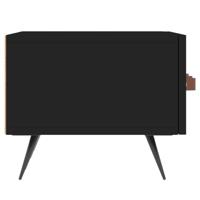 Tv-meubel 150x36x30 cm bewerkt hout zwart - thumbnail