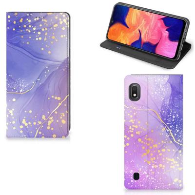 Bookcase voor Samsung Galaxy A10 Watercolor Paars
