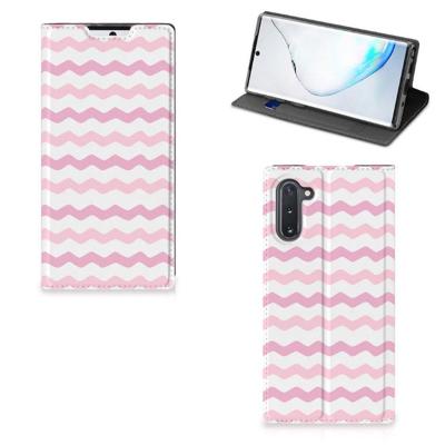 Samsung Galaxy Note 10 | Hoesje met Magneet | Waves Roze