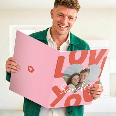 Mega wenskaart personaliseren - 50 cm