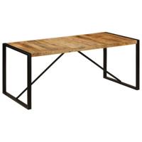 Eettafel 180x90x75 cm massief mangohout - thumbnail
