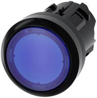 Siemens 3SU10010AB500AA0 3SU1001-0AB50-0AA0 Verlichte druktoets Bedieningsknop vlak, Kunststof frontring Blauw 1 stuk(s) - thumbnail