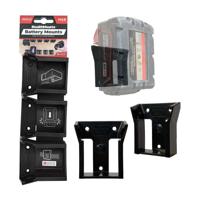 Stealthmounts Batterijhouders voor Milwaukee M18 18v | Zwart | 6 stuks - BM-MW18-BLK-6 - thumbnail