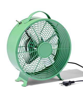HEMA Tafelventilator retro Ø25.8cm groen