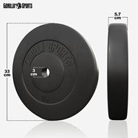 Halterschijf 10 kg Kunststof - 30/31 mm - thumbnail