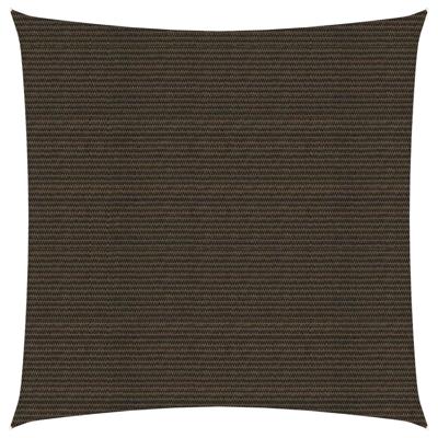 VidaXL Zonnezeil 160 g/m² 3x3 m hdpe bruin
