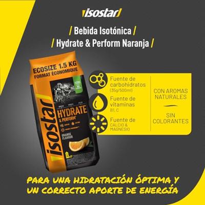 Isostar Hydrate & Perform Orange Poeder Isostar Hydrate & Perform Orange Poeder
