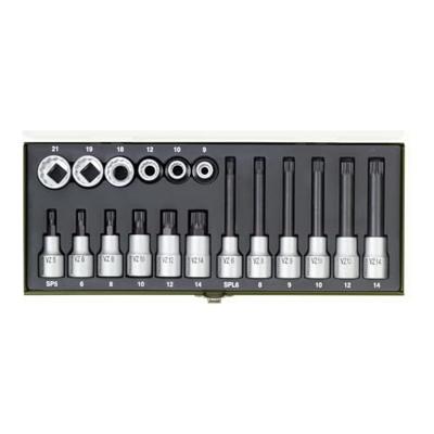 Proxxon Industrial 23 296 Dopsleutel-bitinzetset 1/2 (12.5 mm) 18-delig